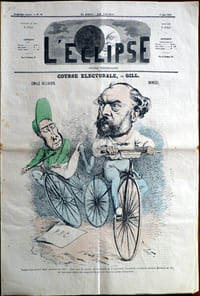 L'Eclipse. Deuxième année, N°69, 16 mai 1869. Course électorale par Gill