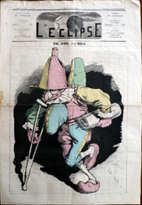 L'Eclipse. Cinquième année, N°213, 24 novembre 1872. Chose par Gill / Hadol