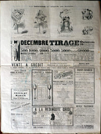 L'Eclipse. Cinquième année, N°214, 1er Décembre 1872. Le jeu des couteaux par Job / Hadol
