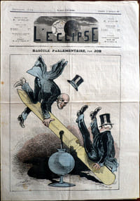 L'Eclipse. Cinquième année, N°215, 8 Décembre 1872. Bascule parlementaire par Job / Hadol