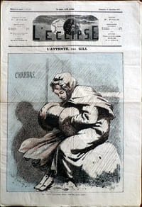 L'Eclipse. Cinquième année, N°217, 22 Décembre 1872. L'attente par Gill / Hadol