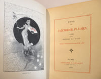 Calendrier Parisien 1892. Textes par Hugues Le Roux, treize lithographies par Dillon