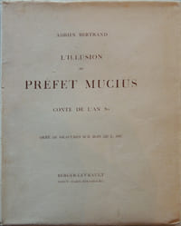 L'illusion du préfet Mucius, conte de l'an 80 orné de gravures sur bois de Louis Jou