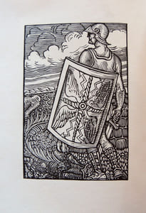 L'illusion du préfet Mucius, conte de l'an 80 orné de gravures sur bois de Louis Jou
