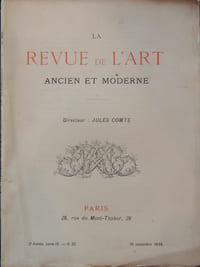La revue de l'Art ancien et moderne. T. IV, 2 ème année, N° 20 10 novembre 1898