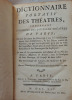 Dictionnaire portatif des théâtres contenant l'origine des différens théâtres de Paris []. Anonyme [M. de Leris] . .
