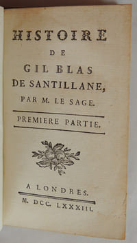 Histoire de Gil Blas de Sentillane
