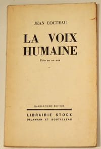 La voix humaine. Pièce en un acte