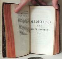 "Procés pour la succession d'Ambroise Guys ; on y a joint les Affaires des jésuites de Liège, de Fontenay-le-Comte, de Challons, de Muneau, de Brest, de Bruxelles, avec la prophétie de Georges Bronsvel. (contenant les affaires nommées au titre, l'histoire d'Ambroise Guys, le mémoire des Pères de la compagnie de Jésus pour servir de réponse au réquisitoire, le réquisitoire, l'arrest du conseil d'état du Roi et les pièces justificatives.[relié avec] Secreta monita ou advis secrets de la société de Jesus."