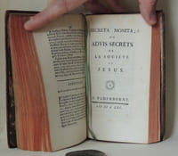 "Procés pour la succession d'Ambroise Guys ; on y a joint les Affaires des jésuites de Liège, de Fontenay-le-Comte, de Challons, de Muneau, de Brest, de Bruxelles, avec la prophétie de Georges Bronsvel. (contenant les affaires nommées au titre, l'histoire d'Ambroise Guys, le mémoire des Pères de la compagnie de Jésus pour servir de réponse au réquisitoire, le réquisitoire, l'arrest du conseil d'état du Roi et les pièces justificatives.[relié avec] Secreta monita ou advis secrets de la société de Jesus."
