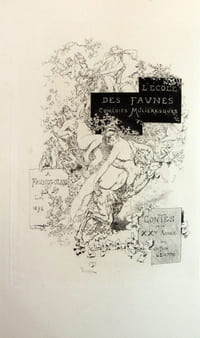 "L'école des faunes, fantaisies muliéresques : Contes de la vingtième année (Bric à brac de l'amour; Calendrier de Vénus; Surprises du cur)"