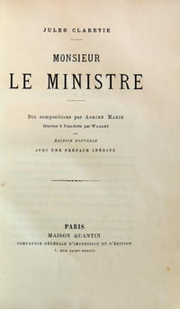 Monsieur le Ministre