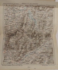 Itinéraire général de la France par Adolphe Joanne. Jura et Alpes françaises. 21 cartes, 4 plans et 2 panoramas, avec des renseignement pratiques mis au courant en 1886