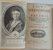 Saint-Evremoniana ou receuil (sic) de diverses pièces curieuses. Avec des pensées judicieuses, de beaux traits d'histoire et des remarques très utiles ...