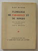 Florilège de Paraboles et de songes. Avec des bois gravés originaux de Louis Moreau. Han Ryner Louis Moreau .