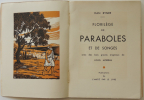 Florilège de Paraboles et de songes. Avec des bois gravés originaux de Louis Moreau. Han Ryner Louis Moreau .