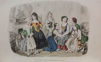 Magasin des demoiselles. Morale, histoire ancienne et moderne, science, économie domestique, littérature, beaux-arts, voyages, biographie, petit courrier des demoiselles. 6ème année 1849-1850