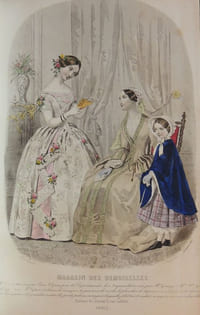 Magasin des demoiselles. Morale, histoire ancienne et moderne, science, économie domestique, littérature, beaux-arts, voyages, biographie, petit courrier des demoiselles. 8ème année 1851-1852