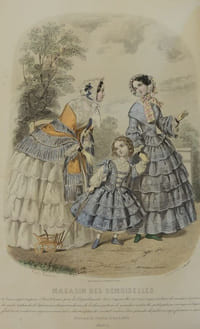 Magasin des demoiselles.  Morale, histoire ancienne et moderne, science, économie domestique, littérature, beaux-arts, voyages, biographie, petit courrier des demoiselles. 9ème année 1852-1853