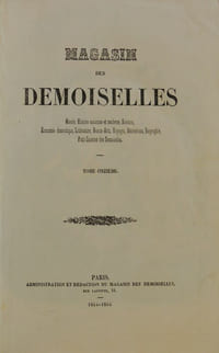 Magasin des demoiselles.  Morale, histoire ancienne et moderne, science, économie domestique, littérature, beaux-arts, voyages, biographie, petit courrier des demoiselles. 11ème année 1854-1855