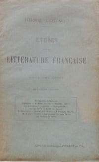 Etudes sur la littérature française. Deuxième série. Marguerite de Navarre, Brantôme, Madame Geoffrin, madame Rland, La marquise de Condorcet, Chateaubriand, George sand et Alfred de Musset, M. Emile Zola, Edmond de Goncourt, François Coppée, M. Anatole France, La question du vers libre, Les Statues de Paris (Verlaine)
