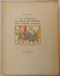 La comédie de celui qui épousa une femme muette. Costumes et décors de Georges Delaw