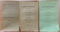 Les contemporains de Molière. Recueil de comédies, rares ou peu connues jouées de 1650 à 1680 avec l'histoire de chaque théâtre des notes et notices biographiques, bibliographiques et critiques. Bien complet en trois volumes : T.I Théâtre de l(Hotel de Bourgogne / T.II Hotel de Bourgogne (suite), Théâtre de la cour (Ballets et Mascarades) / T.III Théatre du Marais