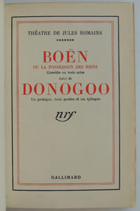 Boën ou la possession des biens, comédie en trois actes suivi de Donogoo, un prologue, trois parties et un épilogue