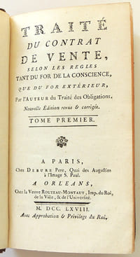 Traité du contrat de vente, selon les règles tant du for de la conscience, que du for extérieur, par l'auteur du Traité des obligations. Nouvelle édition revue et corrigée.