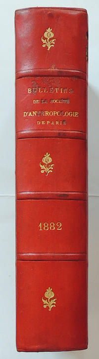 Bulletins de la société d'anthropologie de Paris. (Tome cinquième / troisième série) Année 1882 complète.