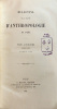 Bulletins de la société d'anthropologie de Paris. (Tome cinquième / troisième série) Année 1882 complète.. Parrot / Thulié / Proust / Topinard / ...