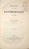 Bulletins de la société d'anthropologie de Paris. (Tome huitième / troisième série) Année 1885 complète.. Dureau président Collectif .