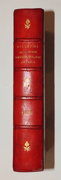 Bulletins de la société d'anthropologie de Paris. (Tome huitième / troisième série) Année 1885 complète.
