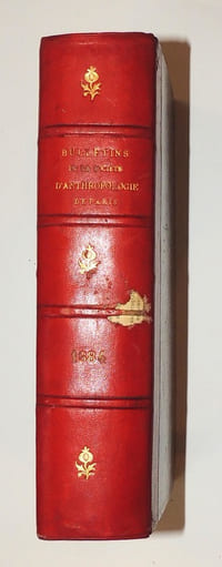 Bulletins de la société d'anthropologie de Paris. (Tome septième / troisième série) Année 1884 complète.
