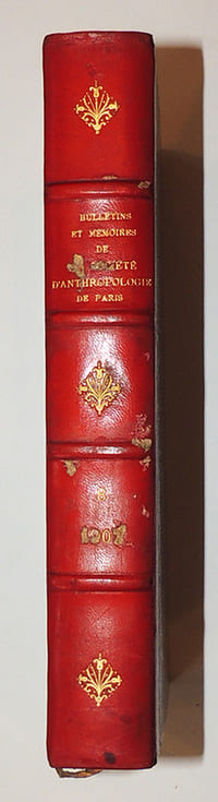 Bulletins et mémoires de la société d'anthropologie de Paris Tome huitième (Vème série) 1907