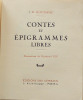 Contes et épigrammes libres. Illustrations de Raymond Lep. Jean-Baptiste Rousseau [Raymond Lep] .