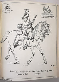 Bulletins de la société des collectionneurs de figurines historiques. 29 et 30ème année. Année 1959 et 1960 complètes. Hussards Allemands 1914