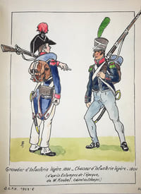 Bulletins de la société des collectionneurs de figurines historiques. 23, 24 et 25ème année. Année 1953, 1954 et 1955 complètes.