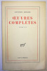 Œuvres complètes T. III : Scenarii / A propos du cinéma / Interviews / Lettres (1921-1934). Artaud Antonin