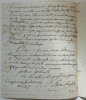 Lettre autographe signée de Mâcé Desbois, directeur du jury d'accusation chargé d'instruire le procès des Terroristes de Nantes, à Guillaume de ...