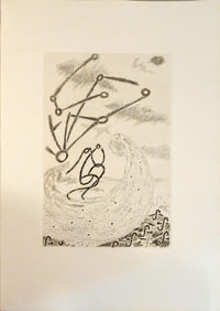 Chemins du vain espoir. Poèmes. Gravures au burin de Roger Vieillard