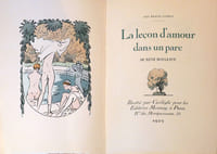 La leçon d'amour dans un par cet Les Nouvelles leçons d'amour dans un parc