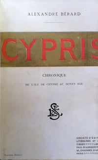 Cypris. Chronique de l'Ile de Chypre au moyen-âge
