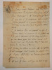 Contrat d'édition manuscrit entre l'éditeur Louis et Charles Mollevaut pour une traduction des poésies de Catulle. [Mollevaut] Louis Editeur .