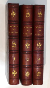 Œuvres complètes de Gresset (en 3 volumes)