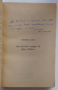 Les derniers voyages de Bois d'Ebène, de Coolie et de Merles du Pacifique