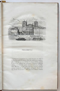 Recueil de cinq pièces sur Lyon : 1° XIIème bulletin monumental et lithurgique de la ville de Lyon par Joseph Bard / 2°Opinion du conseil de salubrité de la ville de Lyon sur la nécéssité d'une loi relative aux conditions sanitaires des maisons dans les grandes villes. Publiée par ordre de M. le Maire / 3°L'autel d'Avenas considéré au point de vue historique par l'abbé Boué curé d'Aimay/ 4°Les gouverneurs de Lyon par Antoine Péricaud Aîné / 5° Fragment d'une notice historique sur la Dombes par César de La Ferrière