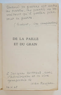 De la paille et du grain