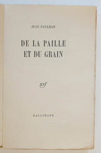 De la paille et du grain