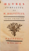 Œuvres complètes de M. Helvétius. Claude-Adrien Helvétius [d'Holbach]